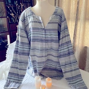 JJill 3X long sleeve 100% cotton top